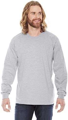 Heavy Cotton 100% Cotton Long Sleeve Tshirt (5400) Ash Grey, M